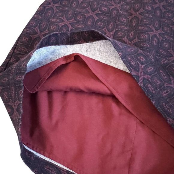 Banana Republic Patterned mini Skirt spring summer office siren cotton sz 6 990 - Picture 4 of 9